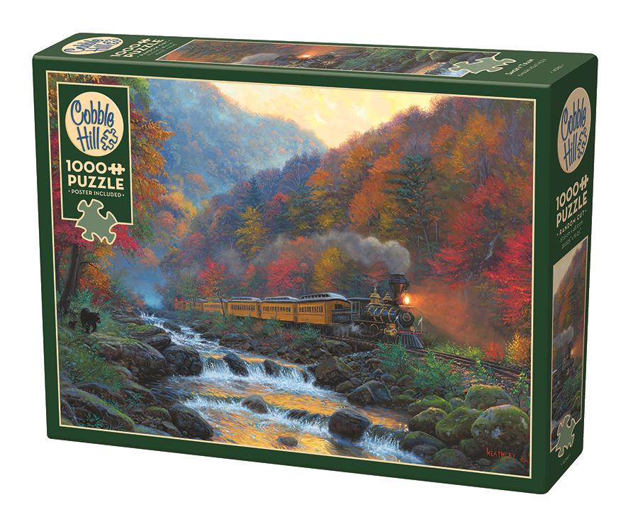 Cobble Hill Smoky Train Jigsaw Puzzle (1000 Pieces) – PDK