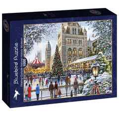 Bluebird Skating Outside Natural History Museum Jigsaw Puzzle (1000 Pieces)