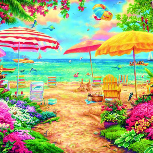 Bluebird A Perfect Day at the Beach Jigsaw Puzzle (1000 Pieces)