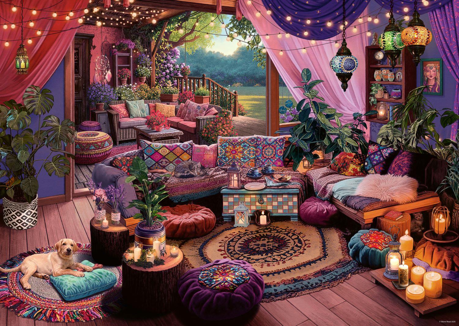 Ravensburger My Haven No.12 Boho Retreat Jigsaw Puzzle (1000 Pieces)