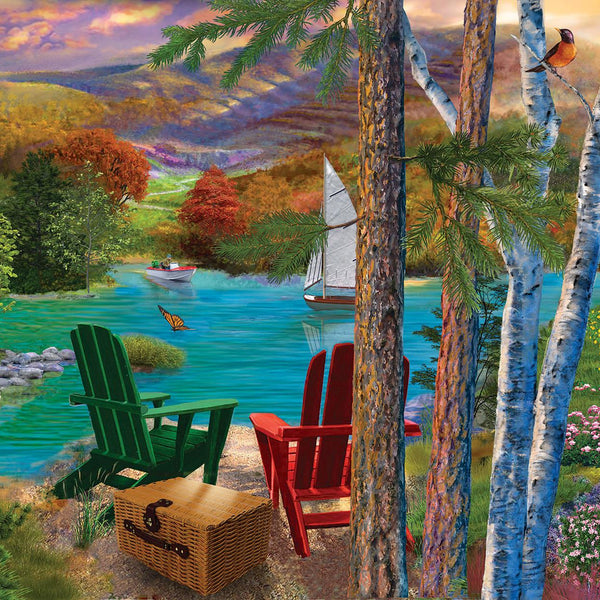 Sunsout Lakeside View Jigsaw Puzzle (1000 Pieces)