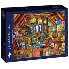 Bluebird Hidden Object Attic Jigsaw Puzzle (500 Pieces)