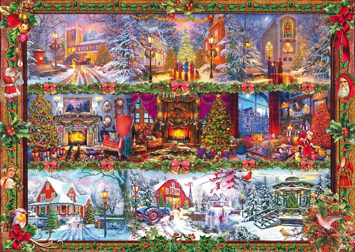 Schmidt Merry Christmas Time Jigsaw Puzzle (1000 Pieces)