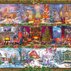 Schmidt Merry Christmas Time Jigsaw Puzzle (1000 Pieces)