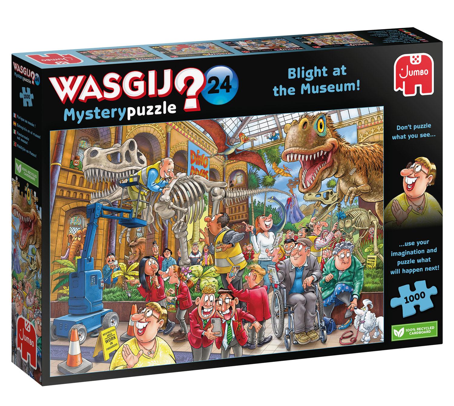 Wasgij Mystery 24 Blight at the Museum! Jigsaw Puzzle (1000 Pieces)  DAMAGED BOX