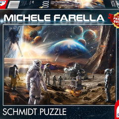 Schmidt Michele Farella: Infinite Worlds Space Mission Jigsaw Puzzle (1000 Pieces)