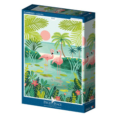 Pieces & Peace Flamingo Jigsaw Puzzle (500 Pieces)