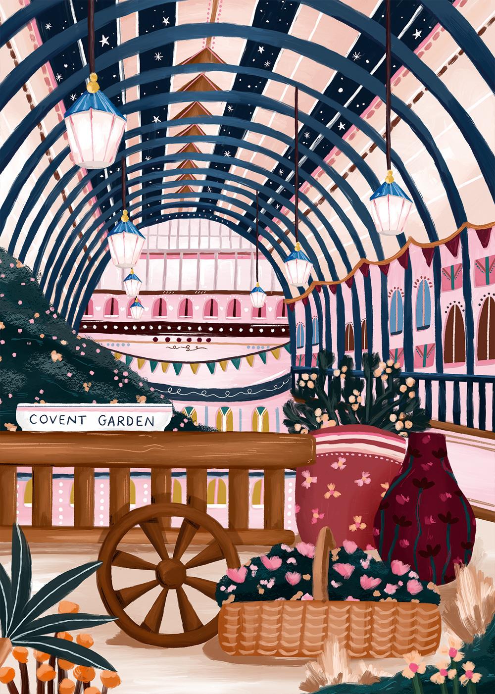 Pieces & Peace Covent Garden Jigsaw Puzzle (500 Pieces)