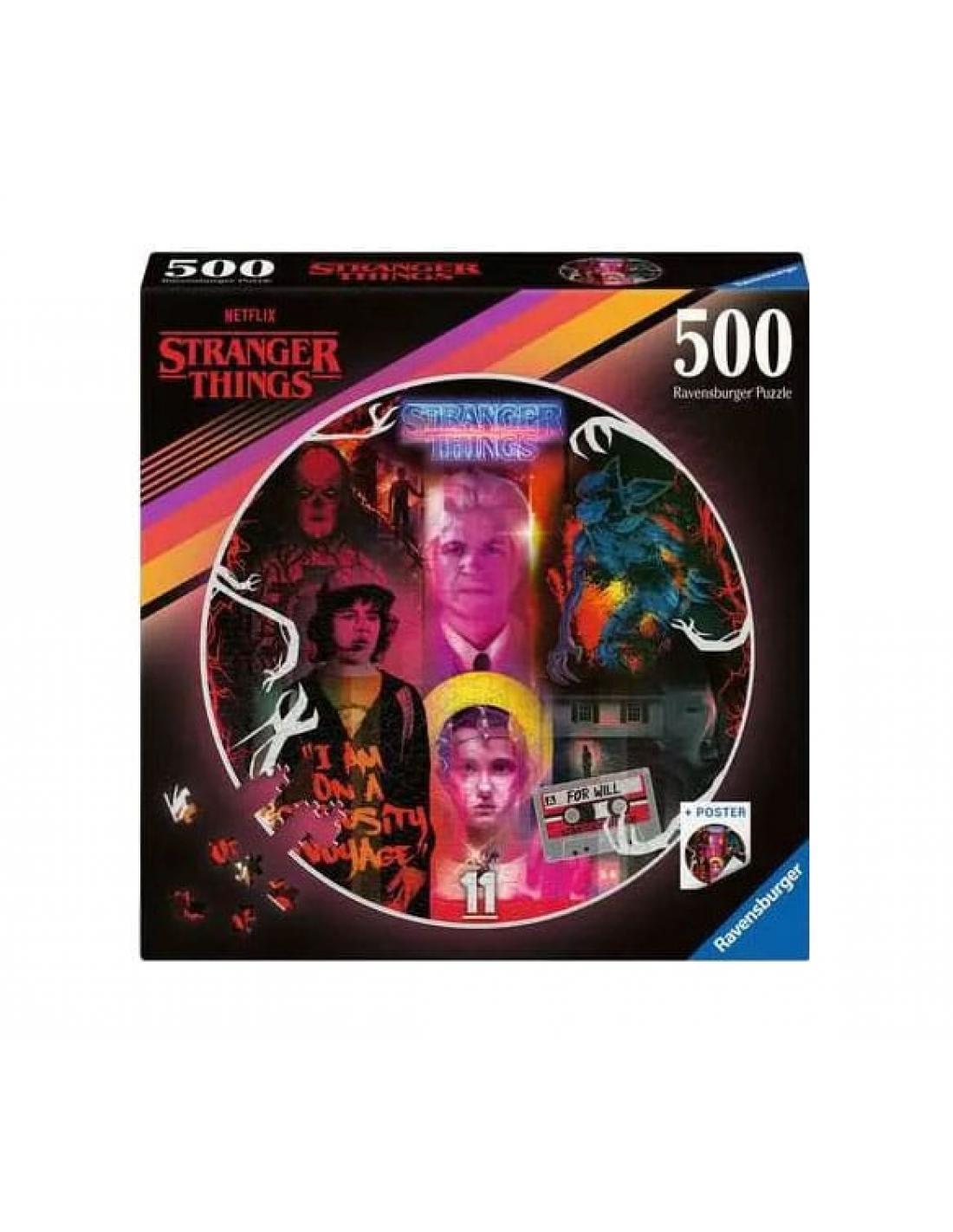 Ravensburger Stranger Things Circular Jigsaw Puzzle (500 Pieces)