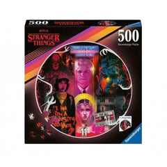 Ravensburger Stranger Things Circular Jigsaw Puzzle (500 Pieces)