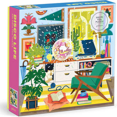 Galison Disco Life Foil Jigsaw Puzzle (500 Pieces)