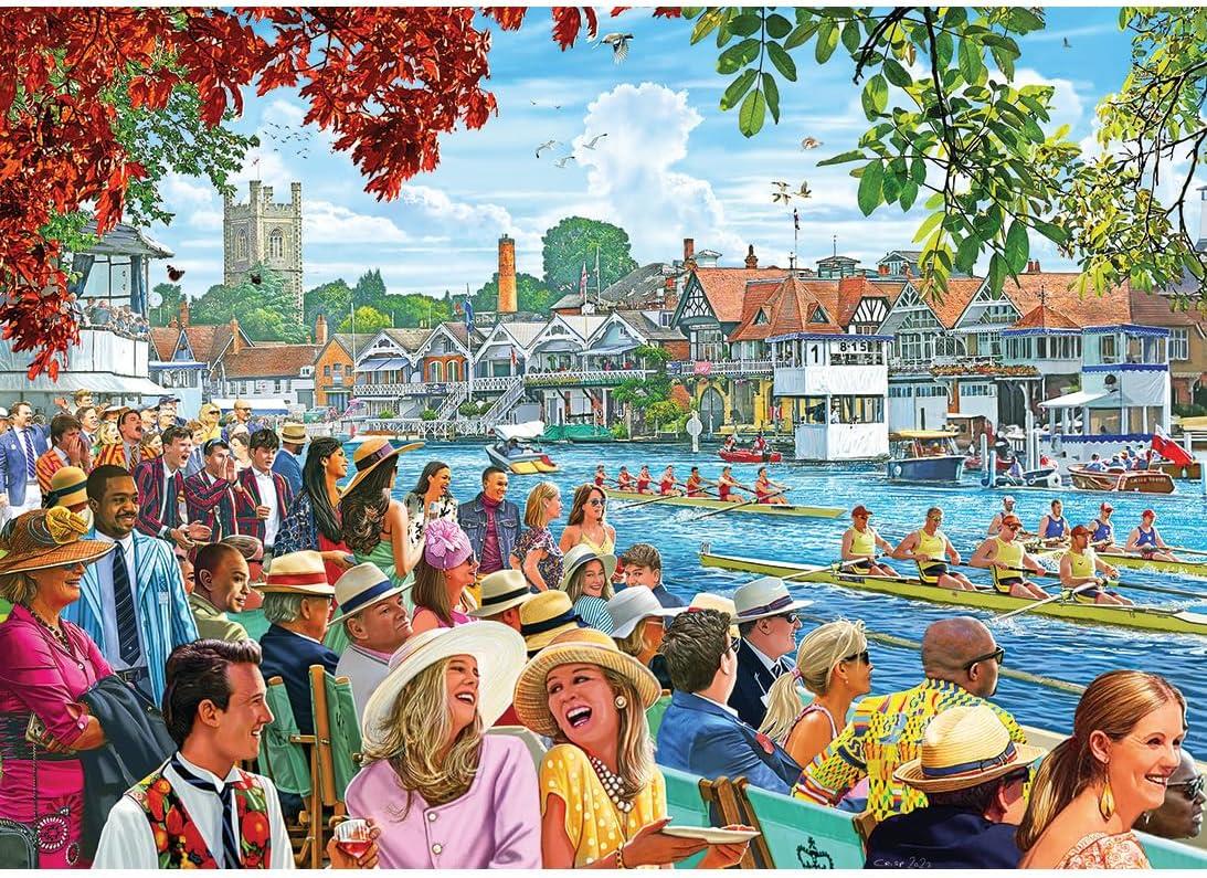 Gibsons Rowing at the Regatta Jigsaw Puzzle (1000 Pieces)