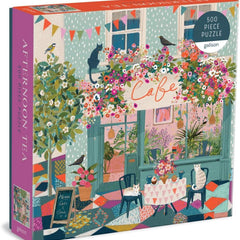 Galison Afternoon Tea Jigsaw Puzzle (500 Pieces)