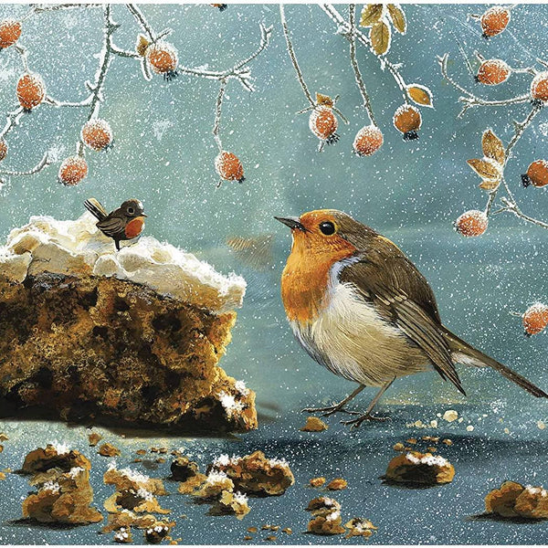 Otter House Christmas Robin Jigsaw Puzzle (500 Pieces)