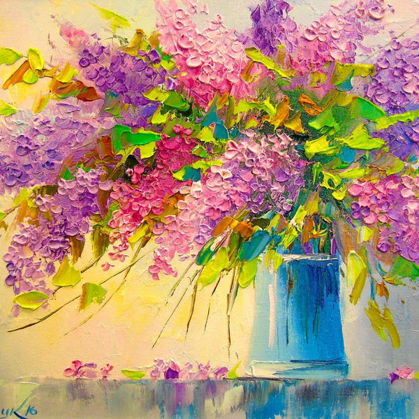 Enjoy A Bouquet of Lilacs Jigsaw Puzzle (1000 Pieces)