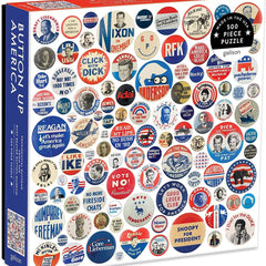 Galison Button Up America Jigsaw Puzzle (500 Pieces)