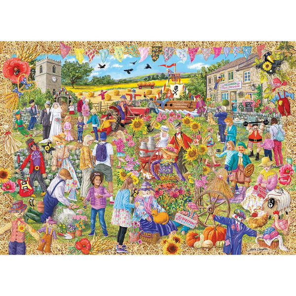 Gibsons Scarecrow Festival Jigsaw Puzzle (1000 Pieces)