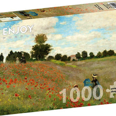 Enjoy Claude Monet: Poppy Field Jigsaw Puzzle (1000 Pieces)