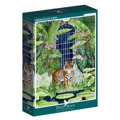 Pieces & Peace Greenhouse Tiger Jigsaw Puzzle (1000 Pieces)