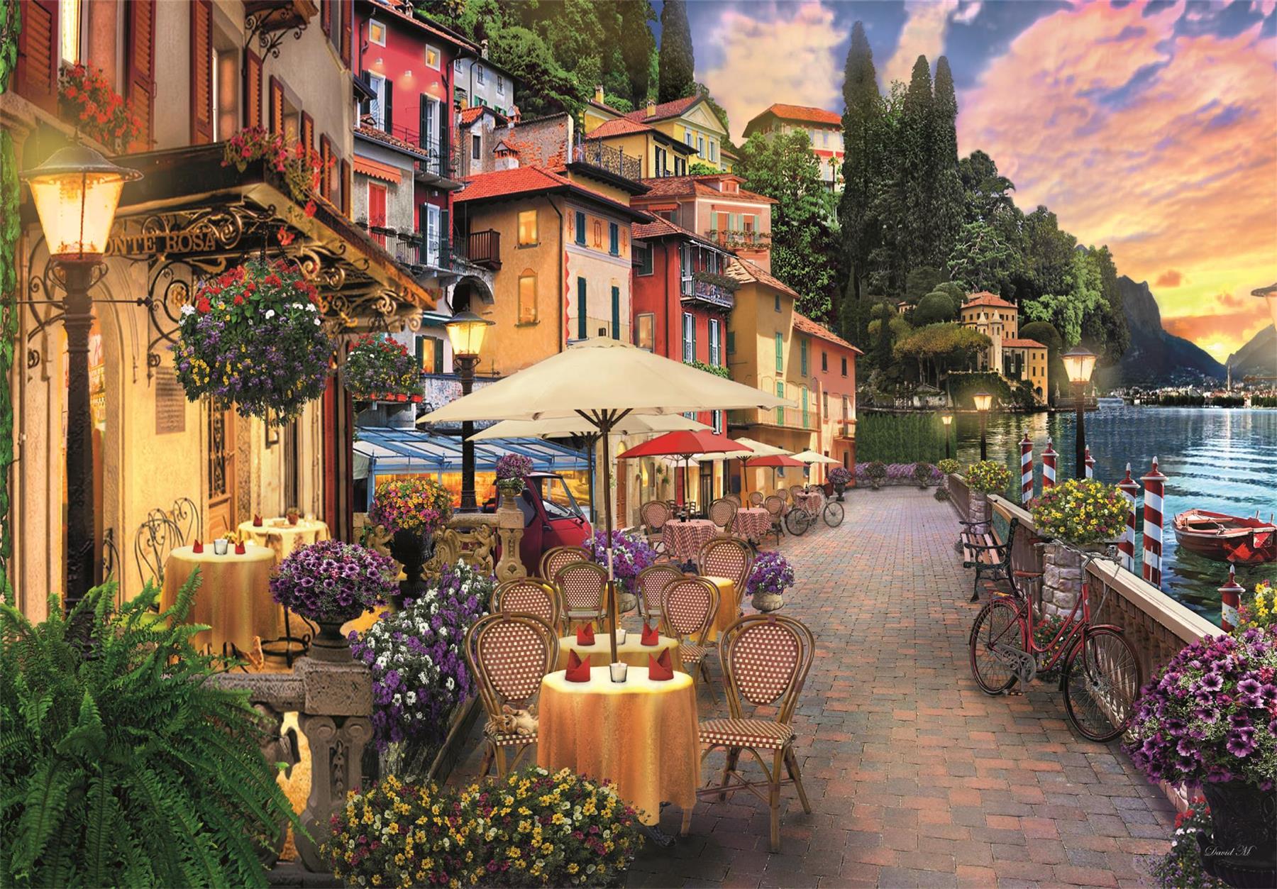 Clementoni Lake Como Jigsaw Puzzle (500 Pieces)