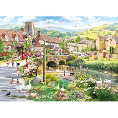 Gibsons Puddle Ducks & Paddling Jigsaw Puzzle (1000 Pieces)