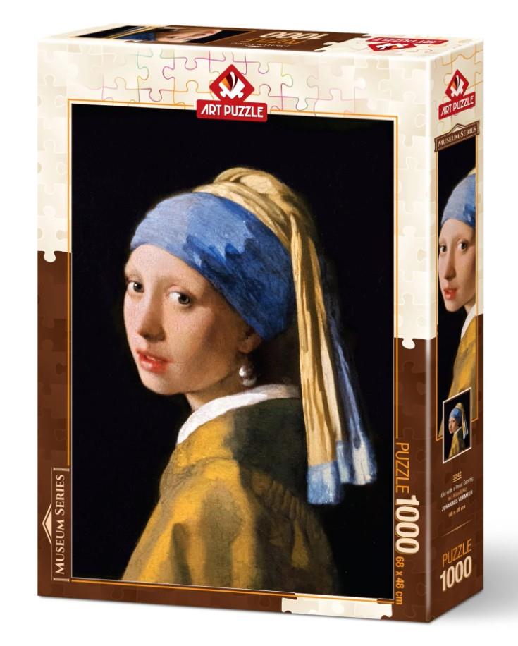 Art Puzzle Girl With A Pearl Earring, Johannes Vermeer Jigsaw Puzzle ...