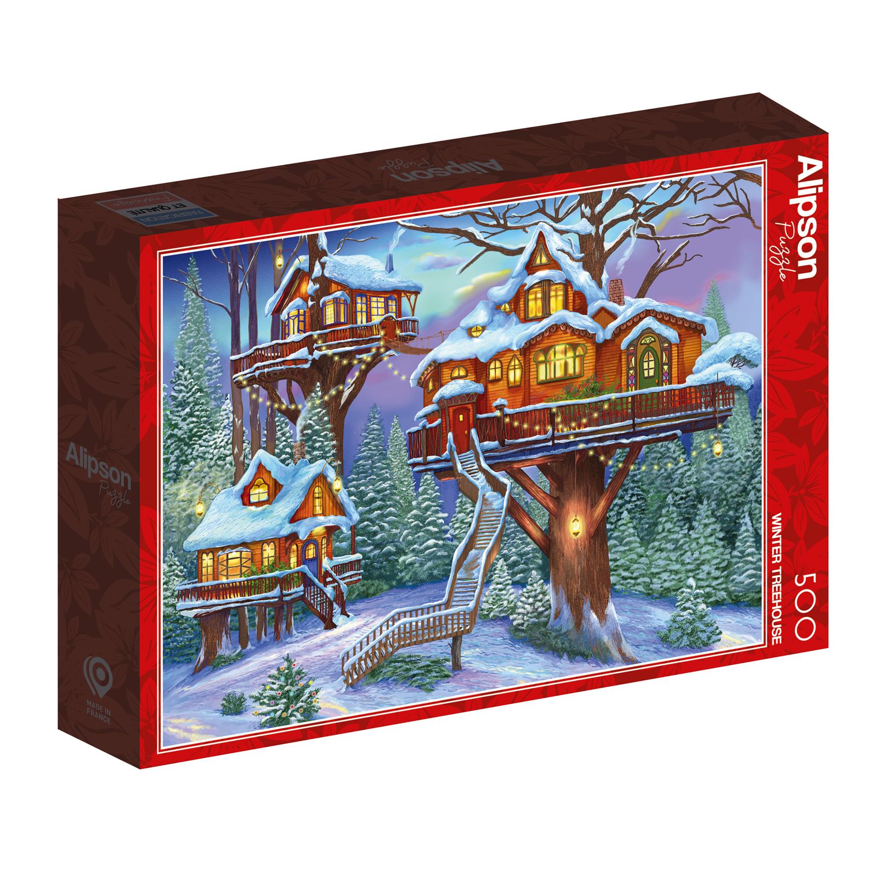 Alipson Winter Treehouse Jigsaw Puzzle (500 Pieces) – PDK