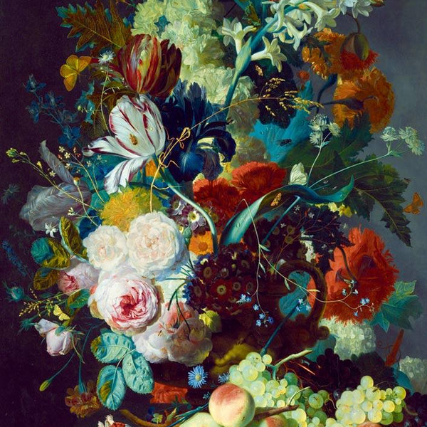 Bluebird Art Jan Van Huysum - Still Life with Flowers and Fruit, 1715 Jigsaw Puzzle (1000 Pieces)