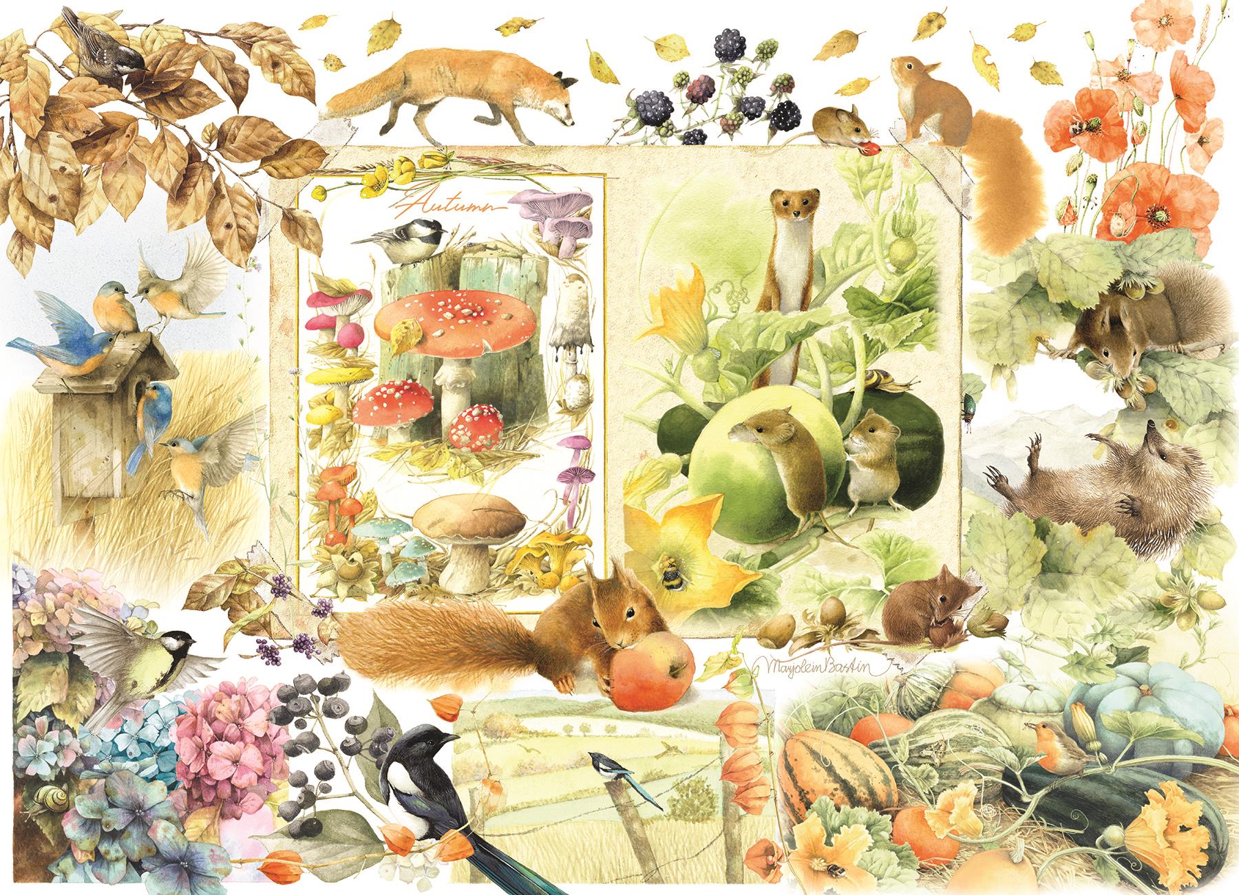 Cobble Hill Nature Journal: Autumn Jigsaw Puzzle (1000 Pieces)