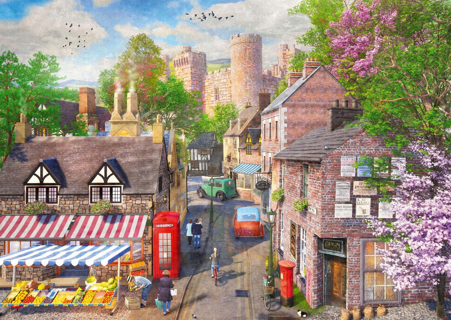 Ravensburger Down the Lane No.5 Castle Lane Jigsaw Puzzle (1000 Pieces)