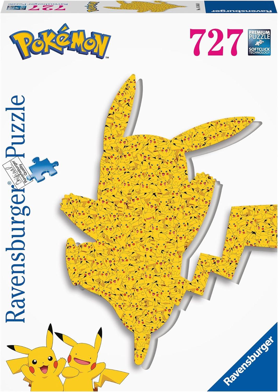 Ravensburger Pokemon Shaped Pikachu Jigsaw Puzzle (727 Pieces)