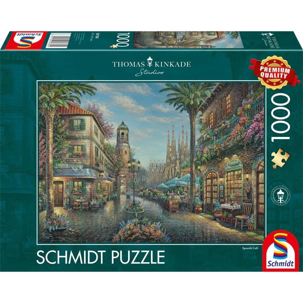 Schmidt Thomas Kinkade: Spanish Café Jigsaw Puzzle (1000 Pieces) – PDK