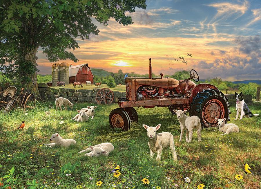 Cobble Hill Field at Sunrise  Jigsaw Puzzle (1000 Pieces)