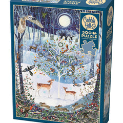 Cobble Hill Winter Woodland Jigsaw Puzzle (500 XL Pieces)