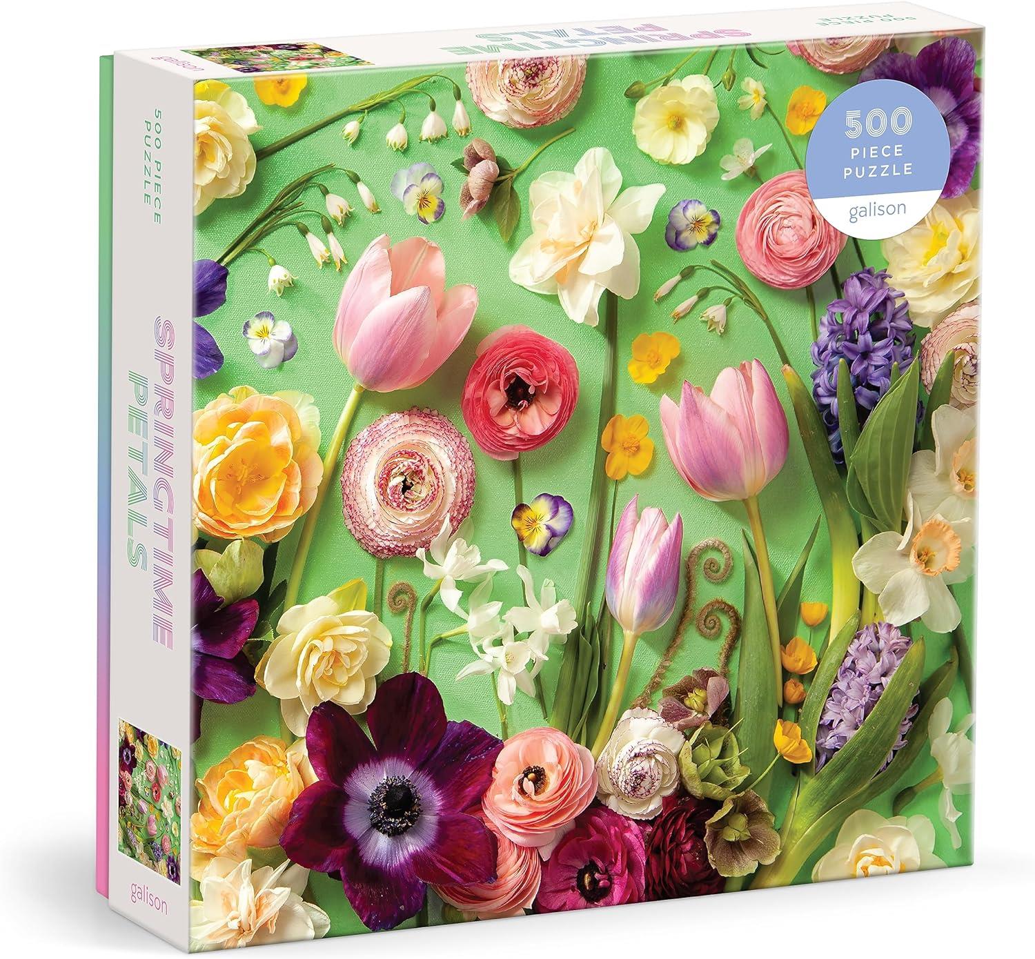 Galison Springtime Petals Jigsaw Puzzle (500 Pieces) – PDK