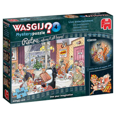 Wasgij Retro Mystery 4 Live Entertainment! Jigsaw Puzzle (1000 pieces)