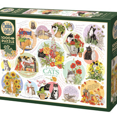 Cobble Hill Cat Thoughts Jigsaw Puzzle (1000 Pieces)