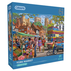 Gibsons York Market Jigsaw Puzzle (1000 Pieces)