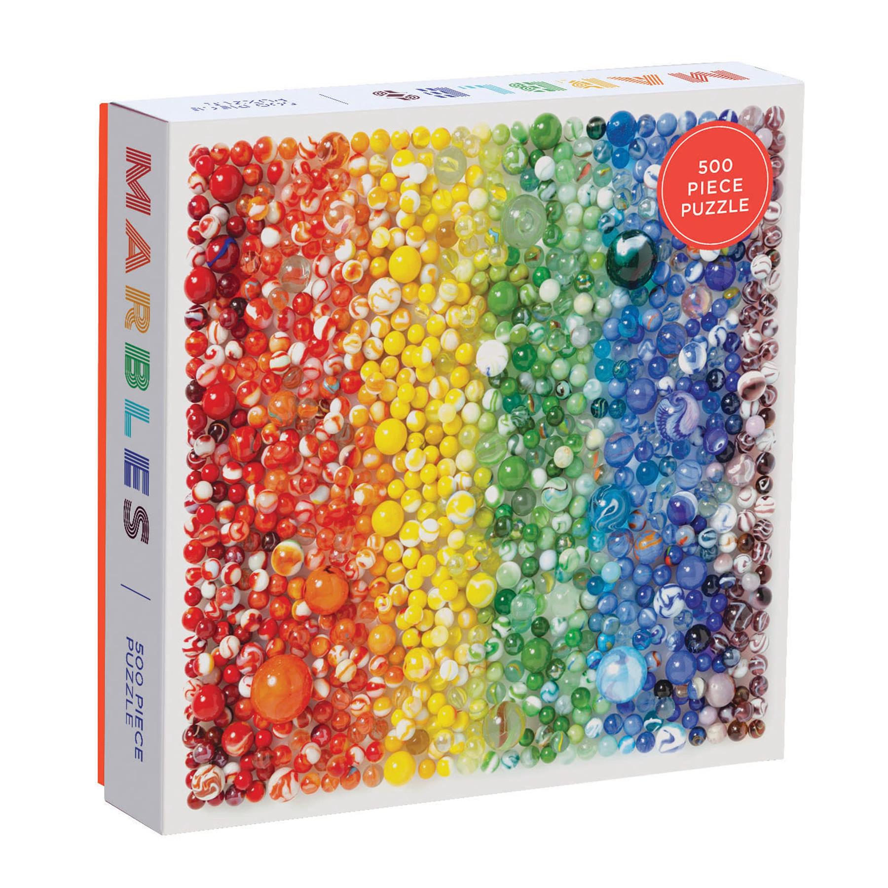 Galison Rainbow Marbles Jigsaw Puzzle (500 Pieces) – PDK