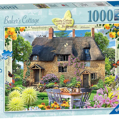 Ravensburger Country Cottage Collection - Baker's Cottage Jigsaw Puzzle (1000 Pieces)