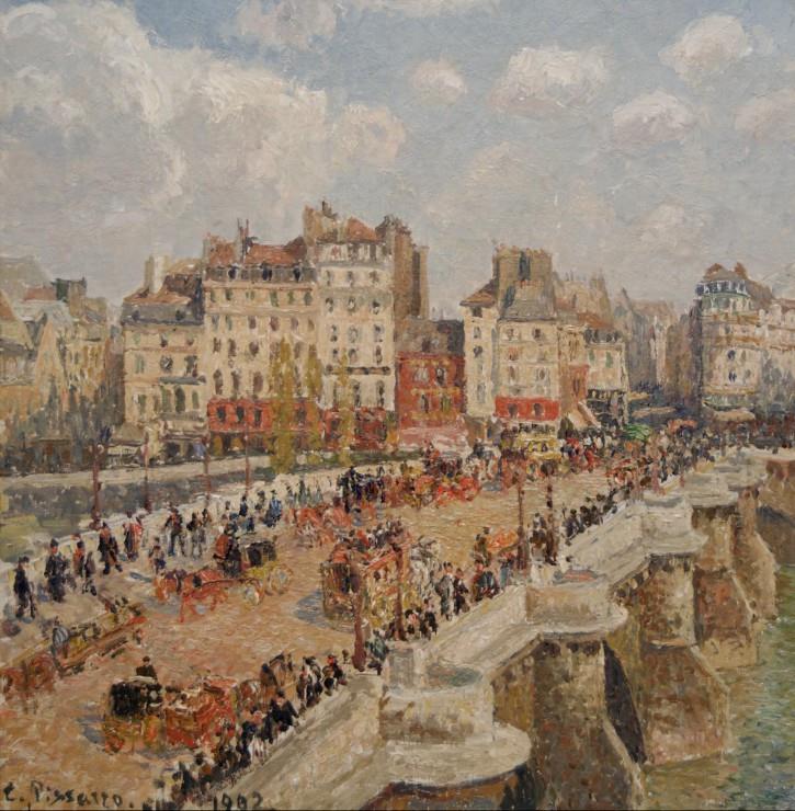 Grafika Camille Pissarro:  Le Pont-Neuf, 1902 Jigsaw Puzzle (1000 Pieces)