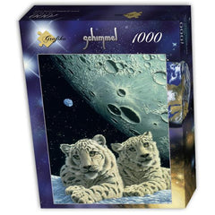 Grafika Schim Schimmel - Lair of the Snow Leopard Jigsaw Puzzle (1000 Pieces)