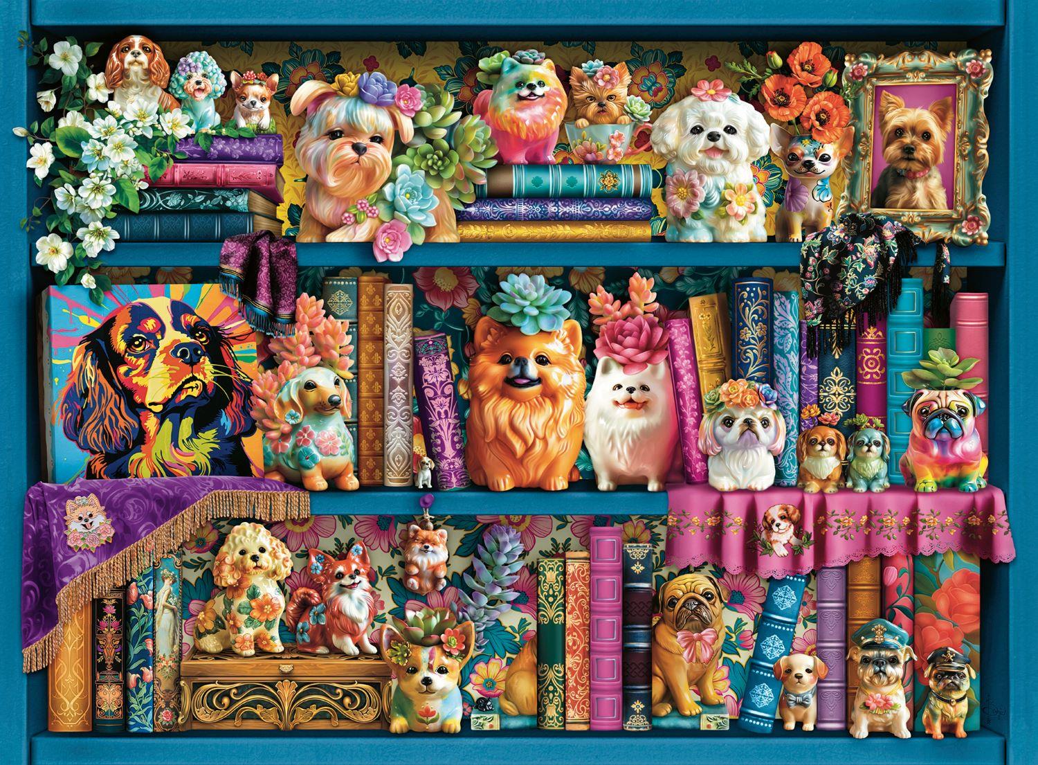 Ravensburger Precious Porcelain Pugs Jigsaw Puzzle (500 Pieces)