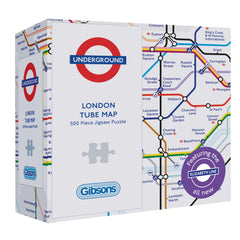 Gibsons TFL London Underground Tube Map Jigsaw Puzzle in Gift Box (500 Pieces)