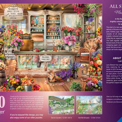 Ravensburger All Seasons Flower Shop Jigsaw Puzzle (1000 Pieces)