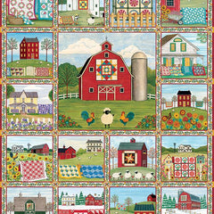 Cobble Hill Quilt Country Jigsaw Puzzle (1000 Pieces)