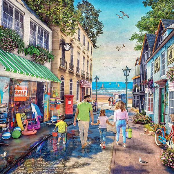 Ravensburger Down The Lane No.3, Seaview Lane Jigsaw Puzzle (1000 Pieces)