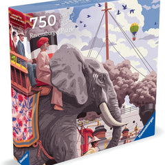 Ravensburger Around the World in 80 Days, Art & Soul Jigsaw Puzzle (750 Pieces)