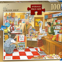 Ravensburger The Corner Shop Jigsaw Puzzle (100 XXL Extra Large Pieces)