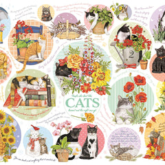 Cobble Hill Cat Thoughts Jigsaw Puzzle (1000 Pieces)